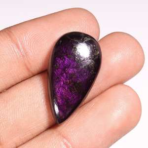 Piedra preciosa de purpurita de alta calidad, cabujón de piedra de purpurita Natural elegante, impresionante piedra preciosa Real para hacer joyería elegante a granel - Product Image 1