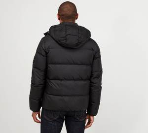 Vestes bouffantes sur pied avec logo personnalisé OEM à la mode pour hommes 2022 vestes à bulles personnalisées pour hommes hiver imperméable réversible coupe-vent - Product Image 6