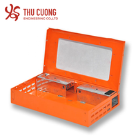 Piège à souris multi-prises pour fenêtre transparente Revêtement en poudre orange Contrôle efficacement les rongeurs L'état solide Attire les souris Appâts Poisons
