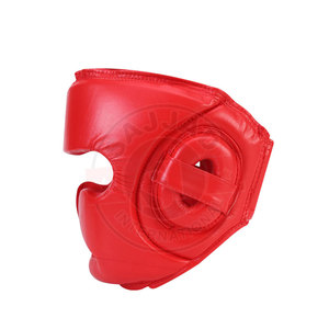 High Quality Leather Made Head Guards For Sale <b>Boxing</b> Professional Head Guards Training Gear - Product Image 4