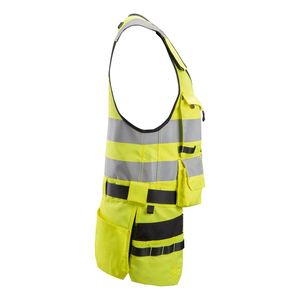 Venta al por mayor Chaleco de construcción Seguridad reflectante Ropa DE TRABAJO Alta visibilidad Chaleco DE SEGURIDAD Ropa DE TRABAJO Chaleco con bolsillos - Product Image 6