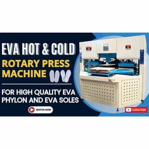 Máquina de prensa rotativa EVA HOT & COLD para producción de suelas EVA Phylon y EVA - Product Image 3