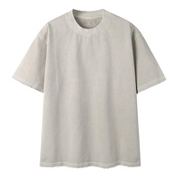 T-shirts décontractés personnalisés pour hommes, imprimés sérigraphiés, col rond, coupe oversize, écologiques, séchage rapide, tissu 230g, logo frontal uni