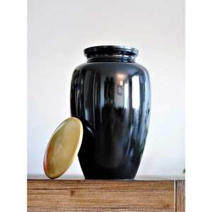 Custom Ash Urn for Pet <b>Baby</b> Cremation Funeral Handmade Indian Exporter High Quality Memorial Jar - Product Image 4