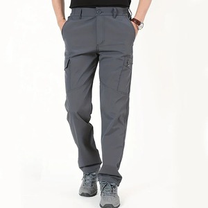 Pantalon cargo de randonnée ample vintage pour homme, toile imperméable respirante, écologique, décontracté, sport, jogging, parachute, jambe large, hiver - Product Image 3