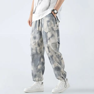 Pantalon de survêtement baggy de coupe décontractée produit de qualité supérieure sur mesure, joggeurs en molleton de coton durables pour hommes - Product Image 4