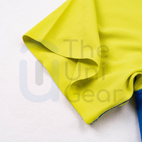 T-shirts de sport unisexes de haute qualité à coupe classique pour équipes, avec logo personnalisé imprimé sur le devant, en coton 100% tricoté épais et écologique