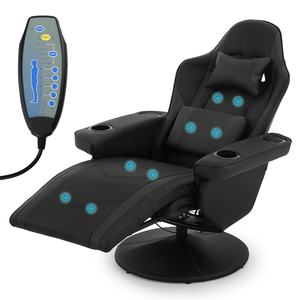 Les meilleurs fauteuils de jeu ergonomiques professionnels inclinables à dossier haut avec haut-parleurs pour les joueurs - Product Image 1