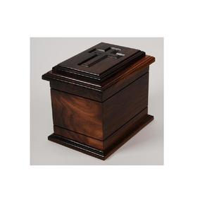 Mayorista Fabricación Recuerdo Madera Corazón Ceniza Cremación Funeral Hecho A Mano Madera Urna Decorativa De La India - Product Image 3