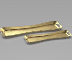 Gran oferta Premium, bandeja de Metal de forma redonda, bandeja de servicio multifuncional moderna chapada en oro para el hogar y la cocina - Product Image 6