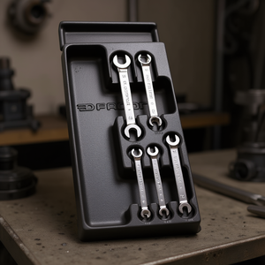 ชุดประแจปากตาย Facom สำหรับขันน็อตแบบตรง พร้อมถาดเก็บแบบขึ้นรูปด้วยความร้อนตามมาตรฐานเมตริก - Product Image 3