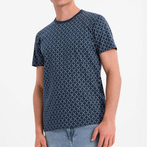 T-shirt décontracté pour homme en soie/coton 180 g/m², confortable, respirant, séchage rapide, léger, impression par sublimation et sérigraphie, vente en gros - Product Image 4