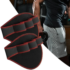 Paume protège les poignées en caoutchouc d'haltères coussinets unisexe anti-dérapant poids croix gants d'entraînement Gym Fitness Sports pour protecteur de main - Product Image 2
