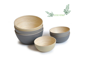 Eco-friendly Organic Spun <b>Bamboo</b> <b>Bowl</b>/ Spun <b>Bamboo</b> Baby <b>Bowl</b> With Custom Size, Color, Design From Vietnam - Product Image 5