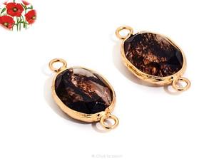 Bonita hassonita 9x12mm conector de bisel facetado ovalado 925 joyería de plata esterlina para regalo de boda Nueva joyería de moda para ella - Product Image 4