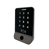 Lector de tarjetas biométrico de huellas dactilares y 13,56 MHz, sistema de Control DE ACCESO amigable con la demencia, funciones de desbloqueo de teclado TCP/IP