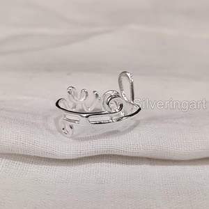 Women's Ring Plain Love Ring <b>Valentine</b> Engagement Anniversary Birthday Gift For Wife Handmade Jewelry 925 Sterling Silver Ring - Product Image 6