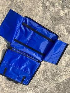 Conjunto de insignias masónicas, delantal de maestro masón, guantes, cordón con joya y estuche de transporte, conjunto de kit masónico con brújula y compás con ribete azul - Product Image 5