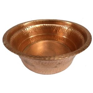 Bol en cuivre pur fabriqué à la main de bonne qualité pour la cuisine et la vaisselle, prix de gros d'Inde - Product Image 6