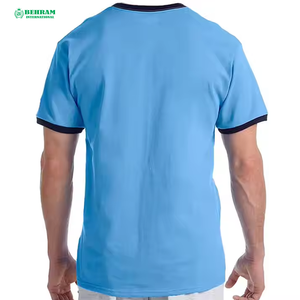 Camiseta de Marca de Lujo con Logotipo Personalizado para Hombre, Corte Regular, 100% Algodón Ecológico y Transpirable, Cuello Redondo - Product Image 3