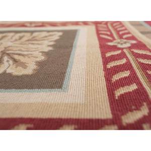 Tapisserie murale chinoise (c.1990) en ruban rouge/tissu de coton Wasabi pour décoration extérieure, bureau, chambre à coucher, à suspendre, utilisations multiples - Product Image 3