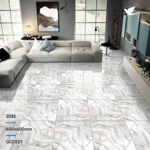 Construcción baño antideslizante suelo balcón piso cerámica porcelana azulejos blancos 60x60 60x120 del principal exportador - Product Image 4