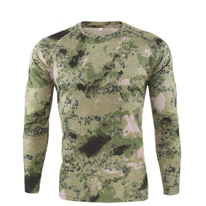 Venta al por mayor de poliéster de rendimiento personalizado transpirable camisa de caza de manga larga para ropa de caza - Product Image 4