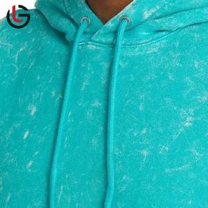 Custom Made premium quality Designer Pullover Streetwear Men's Full Sleeve Cotton Tie <b>Dye</b> Acid Wash Hoodie For Men Casual Boxy - Product Image 5