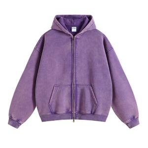 Nouveaux sweats à capuche unisexes 2026, style décontracté surdimensionné, style streetwear, respirant, en molleton de coton, chaud pour l'hiver, qualité supérieure, production OEM ODM - Product Image 2