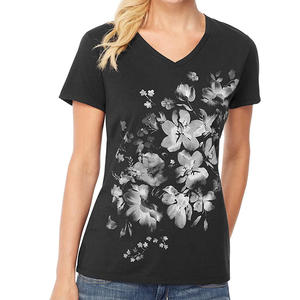 T-shirt blanc ample et court sur mesure pour femme, coupe oversize, 100 % coton, style boxy, vente en gros - Product Image 5