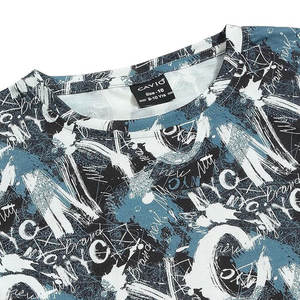 Camiseta personalizada Oversize Drop Shoulder Hombres Manga corta 260 Gsm Camiseta Boxy Screen Print Listo para enviar - Product Image 2