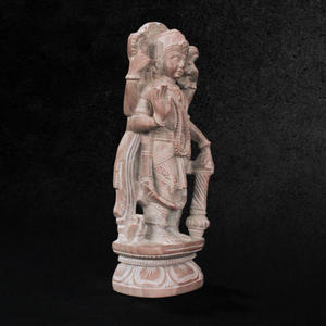 Hecho a mano 6 pulgadas Konark Stone Carving Narayana Feature Showpiece Eco-Friendly para Navidad y Diwali Ocasiones - Product Image 2