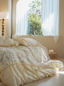 Mùa Hè <span class=keywords><strong>Jacquard</strong></span> <span class=keywords><strong>Comforter</strong></span> <span class=keywords><strong>Set</strong></span> 100% Bông Thoáng Khí Bộ Đồ Giường Với Thiết Kế Thanh Lịch Cho Khách Sạn Nhà - Product Image 4