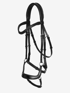 Mejor nueva brida de caballo occidental anatómica Monocrown negro/marrón brida de gota suave acolchado cómodo Ejercicio de cuerda de caballo de cuero - Product Image 6