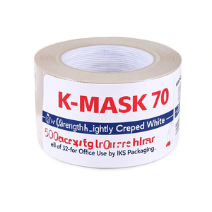 เทปเครป K-MASK 70 สีขาวเนื้อเครปบาง ยาว 50 เมตร กว้าง 30 มม. ม้วนละ 32 ชิ้น สำหรับใช้ในสำนักงาน โดย IKS Packaging - Product Image 3