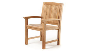 Sillas de Comedor de Diseño Moderno Evelyn, Hechas de Madera de Teca Sólida, Altura Ajustable, Madera Natural de Alta Calidad para Interiores, Hoteles y Apartamentos - Product Image 3