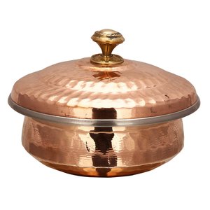 หม้อทำอาหารรูปทรงโค้งมนหม้อทองแดงสำหรับทำอาหารโรงแรมร้านอาหาร - Product Image 1