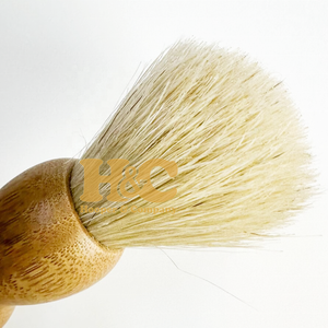 Brocha de Afeitar para Hombre, Mango de Madera, Pelo Sintético, Ecológica, Lista para Enviar, Logotipo Personalizado para Barbería y Salón de Belleza - Product Image 3