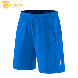 Te nouveau 2025 été tendance hommes Gym Shorts de sport en plein air course Fitness respirant solide uni teint Double couche - Product Image 6