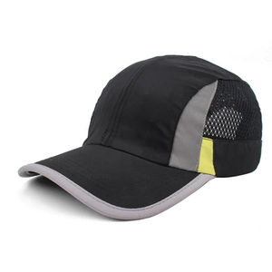 Gorra de Béisbol Deportiva de 6 Paneles de Poliéster con Contraste de Color, Lisa, al por Mayor, con Logotipo Bordado Personalizado Profesional - Product Image 4