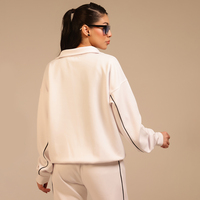 Veste zippée décontractée urbaine pour femme, respirante, écologique, extensible, pour l'entraînement et le quotidien, disponible en gros pour l'exportation mondiale