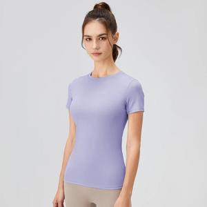 plus size women's t-shirts Women Sports Shirt <b>Tight</b> Yoga top Dry Gym Top Outdoor Short Sleeve Running Sportswear Women T-shirts - Product Image 6