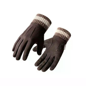 Mitaines tricotées en laine douce d'hiver de bonne qualité Gants d'hiver chauds et confortables pour temps froid avec logo personnalisé - Product Image 6