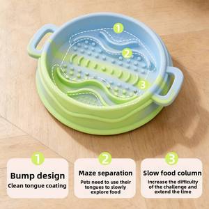 Comedero Lento para Perros de Nuevo Estilo, Ecológico, de Silicona de Grado Alimenticio, Anti-Asfixia, para Perros y Gatos - Product Image 2