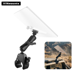 VINmounts Starlink Mini Mount Ball Head <b>Clamp</b> Kit Easy Install 360 Rotation Fits 1.182.76 Rails/Pipes Heavy Duty <b>Clamp</b> - Product Image 2