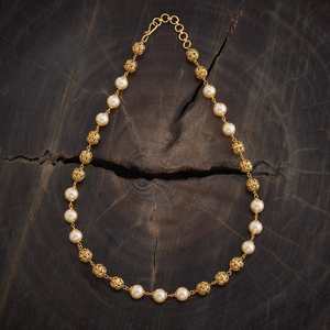 Antique Mala 173491 Pearl Necklace - Product Image 1