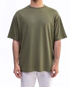 เสื้อยืดผู้ชาย OEM 220 GSM ผ้าฝ้ายออร์แกนิค 100% แบบถัก แขนสั้น ทรงปกติ ใส่สบายในฤดูร้อน ป้องกันรอยยับ และแห้งเร็ว - Product Image 5