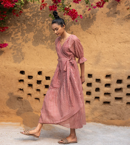 เดรสคลุมเอวพิมพ์ลายของผู้หญิงสำหรับฤดูร้อน2023ดีไซน์แต่งระบายเทคนิคการทอแบบธรรมชาติขายดี - Product Image 2