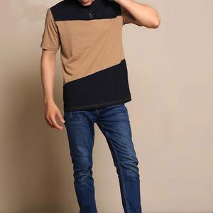 เสื้อยืดผู้ชายคุณภาพสูง 100% ผ้าฝ้าย ขายส่ง สตรีทแวร์ พิมพ์ลายตามสั่ง พร้อมโลโก้แบบกำหนดเอง ลายเรียบ - Product Image 2