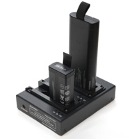 Chargeur de batterie double compartiment TEFOO GSCH4040 pour batterie standard intelligente